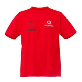 Vodafone mclaren mercedes rocket red team t-shirt #5